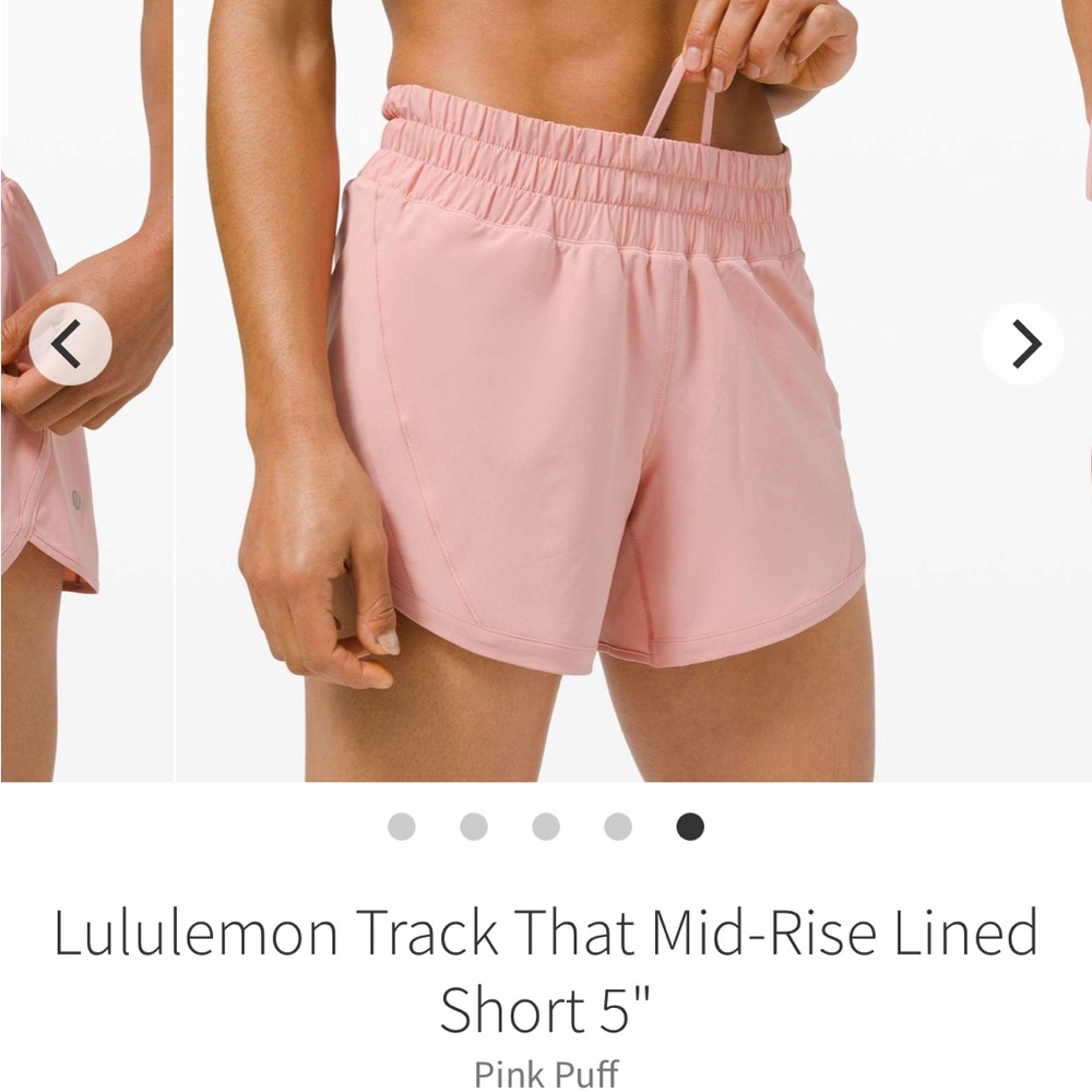 Lululemon track that shorts